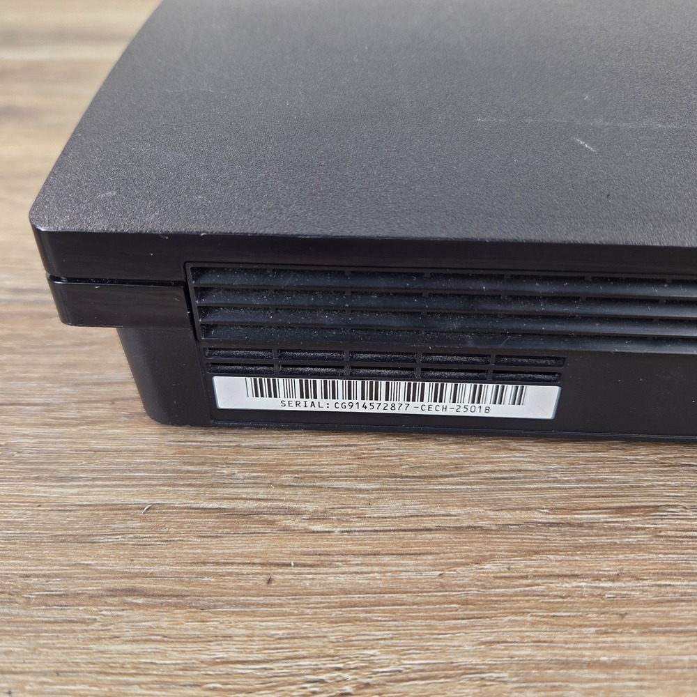 Sony PlayStation 3 Slim PS3 320GB Black Console Gaming System CECH-2501B Tested - Picture 7 of 12